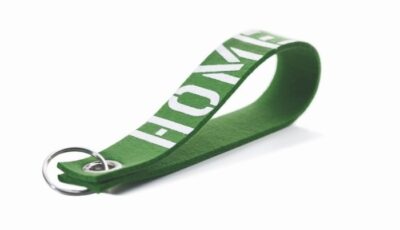 Sleutelhanger - Home - groen